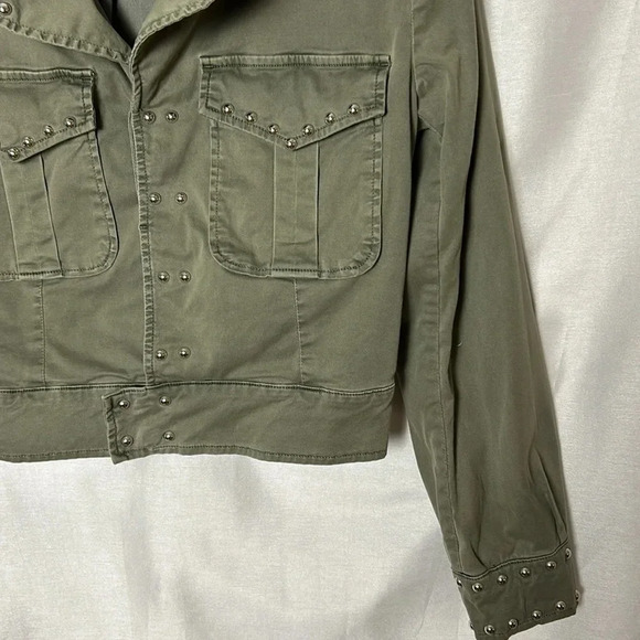 Hudson Jeans Olive Studded Jacket - Picture 5 of 12